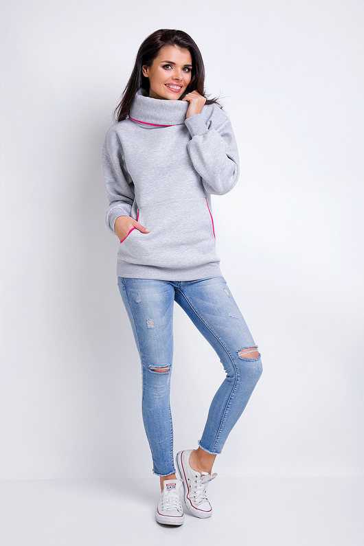 bluza bez kaptura damska Bluza B160