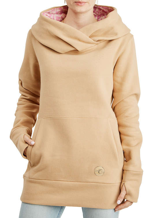 bluza z kapturem damska Bombora Pink