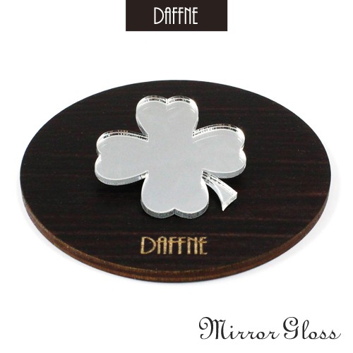 Broszka Mirror Gloss Clover by Daffne LOVINA PRINTS