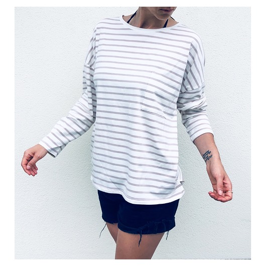 Bluzka longsleeve ALMONDE CREAM Mellowstreet