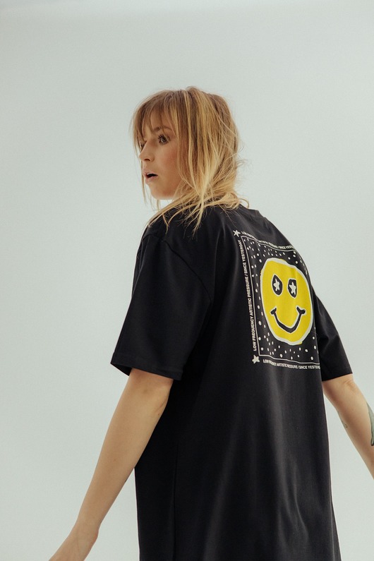 Koszulka Smiley Black ANATOMY ORIGINAL