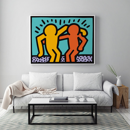 Keith Haring, grafika Pop Art Pas De LArt