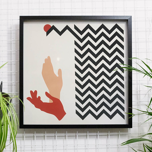 Plakat Twin Peaks - sitodruk Pracownia Witryna
