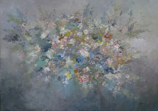 Obraz na płótnie, 100 x 70 cm, farby akrylowe Beata Jarecka