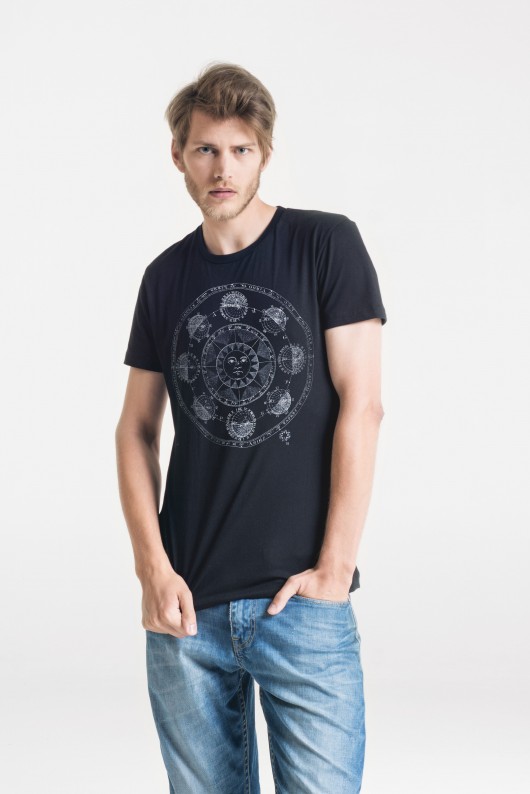 ECLIPSE - MęskI T-shirt CZARNY GAU great as You