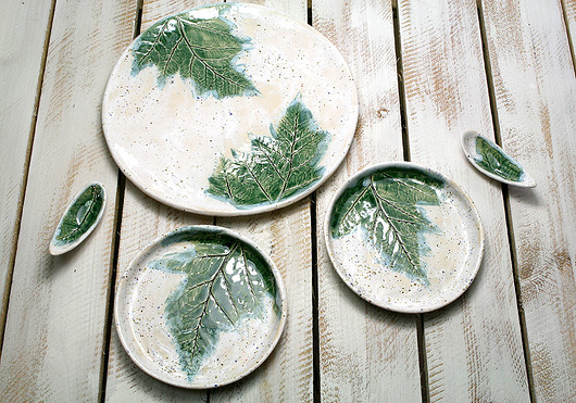paproć - komplet ceramiczny  Studio Mini Forma