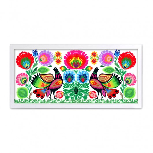 PEACOCKS Art Papercut (KODRA from Łowicz Region) na ludowo