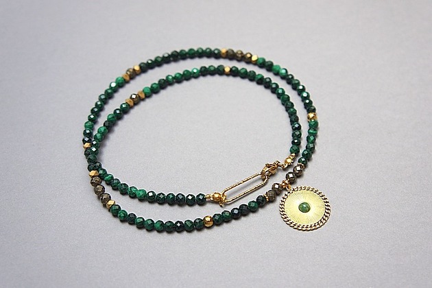 chokery Malachity choker vol. 4 naszyjnik - Szlachetna kolekcja