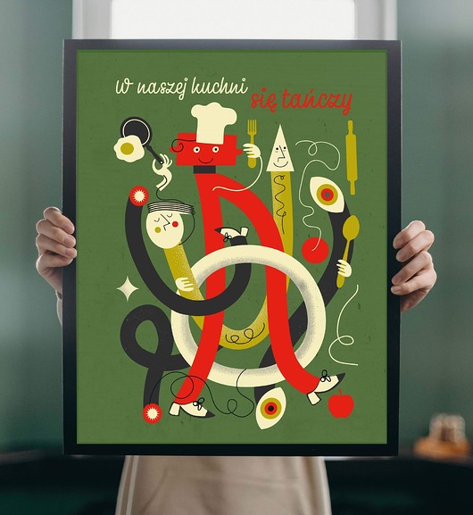Plakat wygibasy 30x40 polkastudio