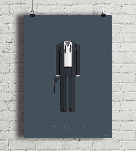 Plakat James Bond - Casino Royale  minimalmill