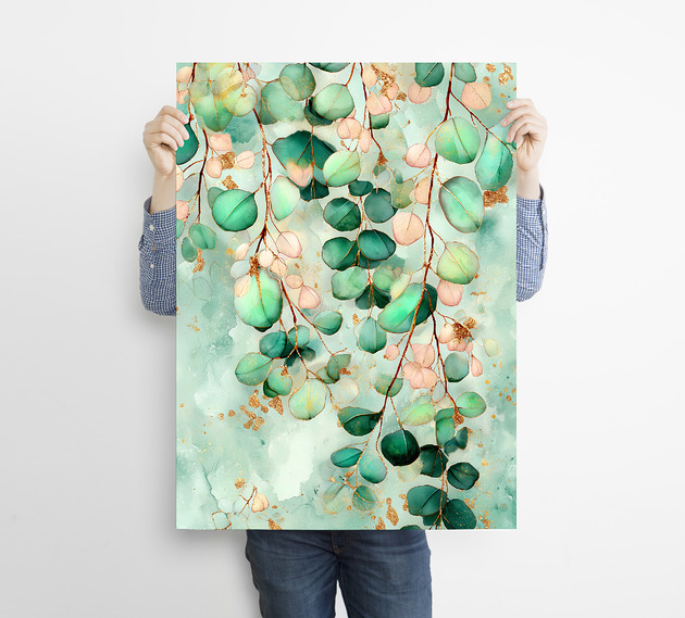 plakaty Eukaliptus - grafika na plakacie