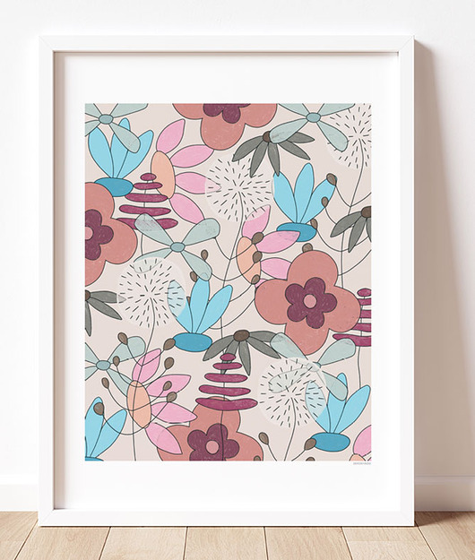 plakaty Plakat z kwiatami