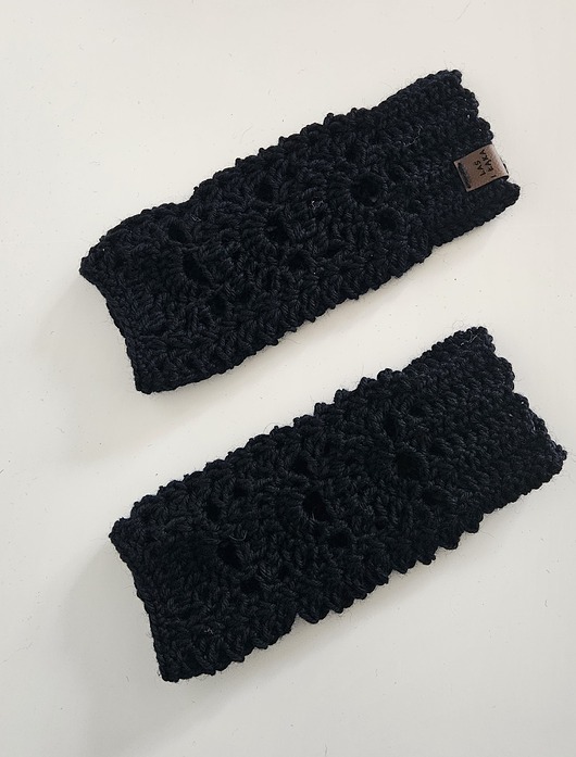 rękawiczki damskie Mitenki retro z wełny