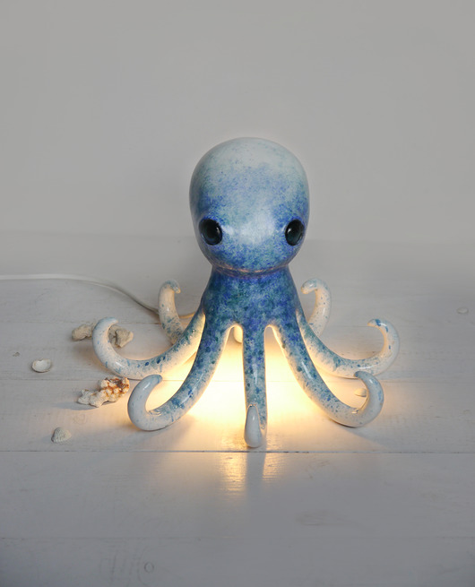 lampy stołowe Lampa nocna- ośmiornica