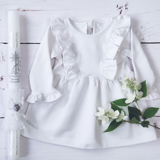 BELLA Dress White SERENITY FOR KIDS