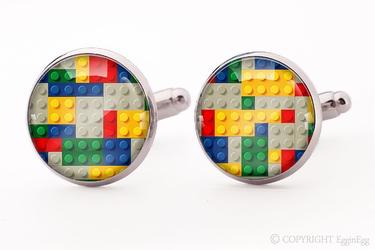 Lego - spinki do mankietów - 0908 EgginEgg Men