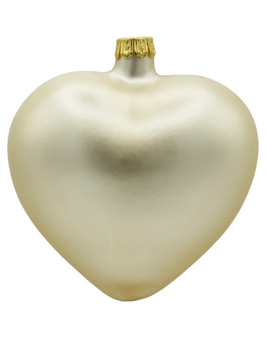 ozdoby choinkowe Bombka choinkowa: Serce matowe: perłowe