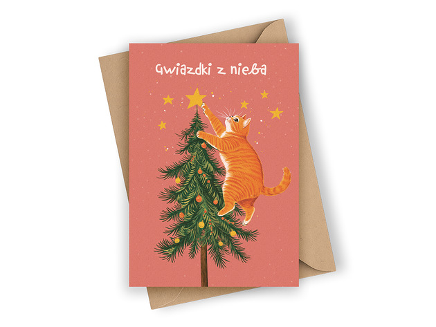kartki świąteczne Kartka świąteczna- Gwiazdki z nieba