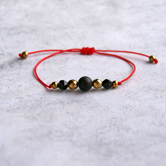 bransoletki z kamieni naturalnych Simply magic :: SPINEL, lawa, HEMATYT