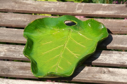 Ceramiczna patera LIŚĆ patrycja styrna