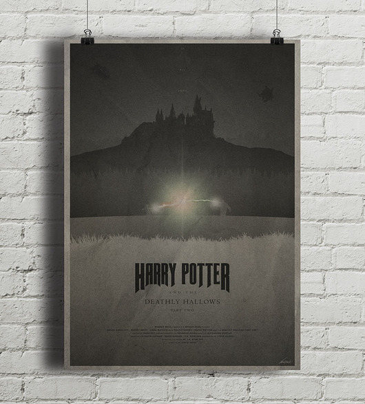 Harry Potter i Insygnia Śmierci Cz.2 - plakat minimalmill