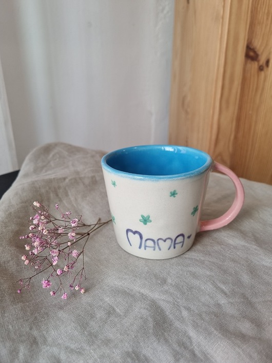kubki Kubek ceramiczny MAMA