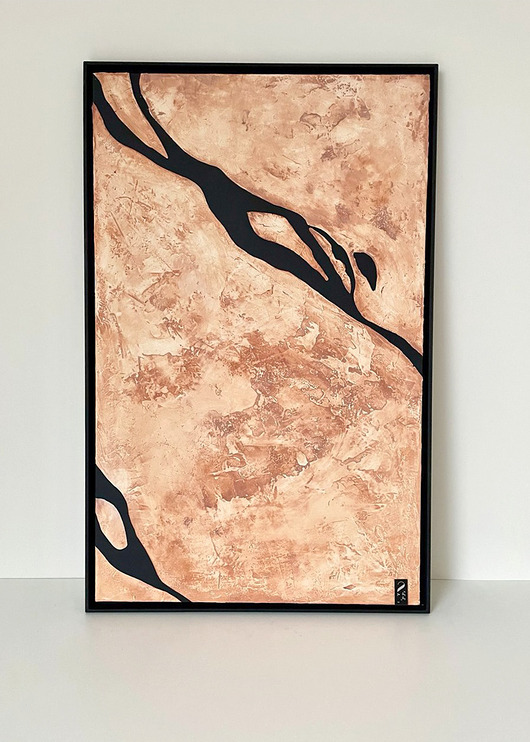 obrazy River_ Cross Terra Obraz strukturalny 50x80