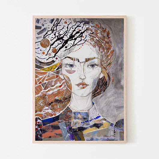Plakat A4 - Niespokojny wiatr Gabriela Krawczyk