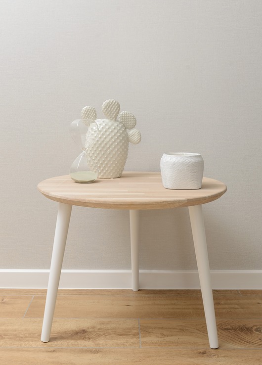 Stolik Scandi White O MoonWood