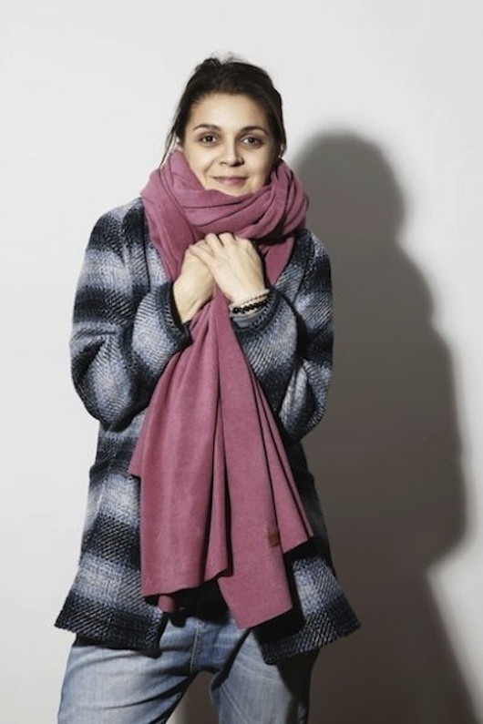 Szal CASHMERE TOUCH DIRTY PINK mnishkha