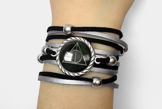 bransoletki ze szkła Bransoletka INSYGNIA ŚMIERCI - 0352