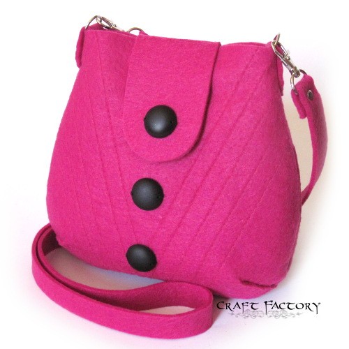 Raspberry Fantasy - mała torebka na ramię Craft Factory