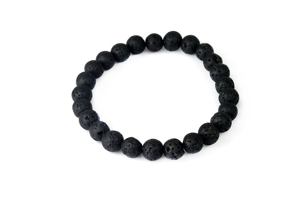 Bransoletka Męska Lawa czaszki Brazi Druse Jewelry