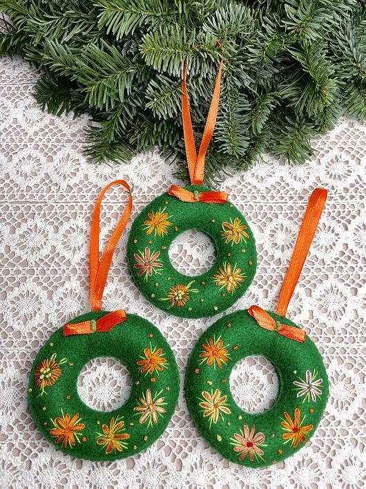 ozdoby choinkowe Zestaw świątecznych zawieszek #20