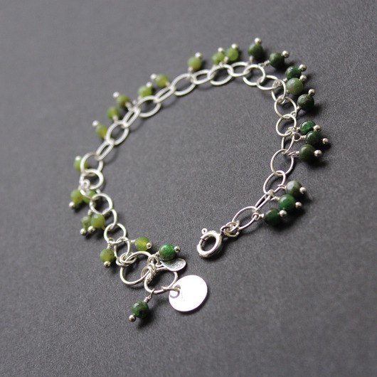 bransoletki z kamieni naturalnych Bransoletka Zielonooka