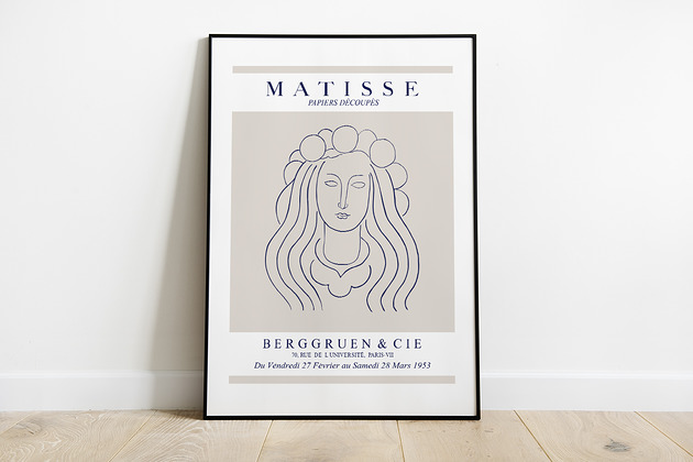 Henri Matisse grafika modern, inspiracja Pas De LArt