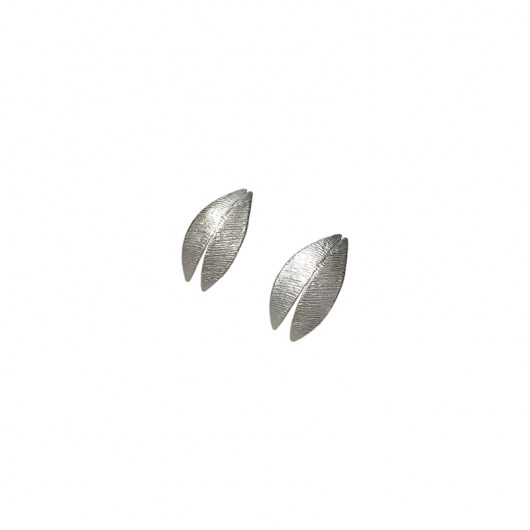 srebrne kolczyki ORGANIC KOS jewellery