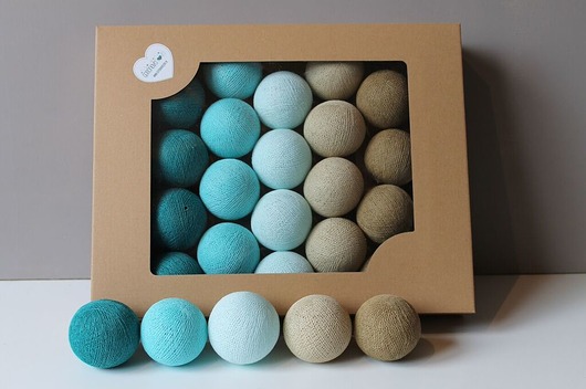 Cotton Balls Turkusove 35 szt. MIA home