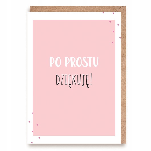 kartki okolicznościowe - wydruki Kartka z podziękowaniem - Po prostu dziękuję