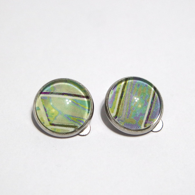 klipsy Klipsy - Pastelowe, zielone, lila