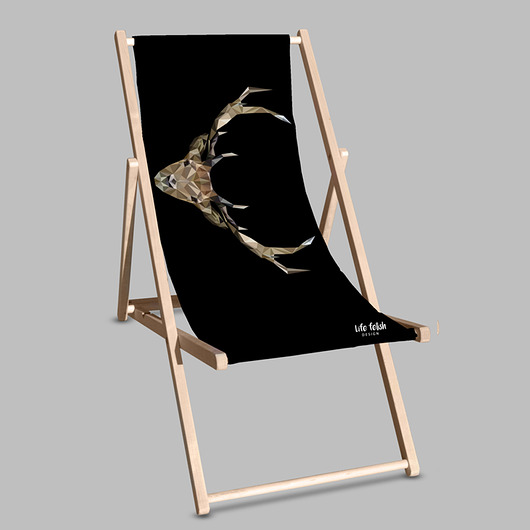 krzesła Leżak z jeleniem
