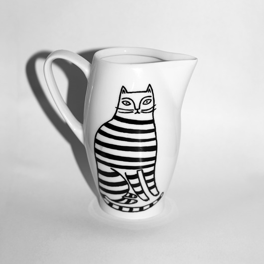 czajniki i dzbanki Mlecznik z kotem