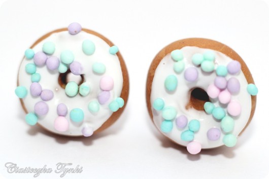 kolczyki donuty ciasteczkatynki