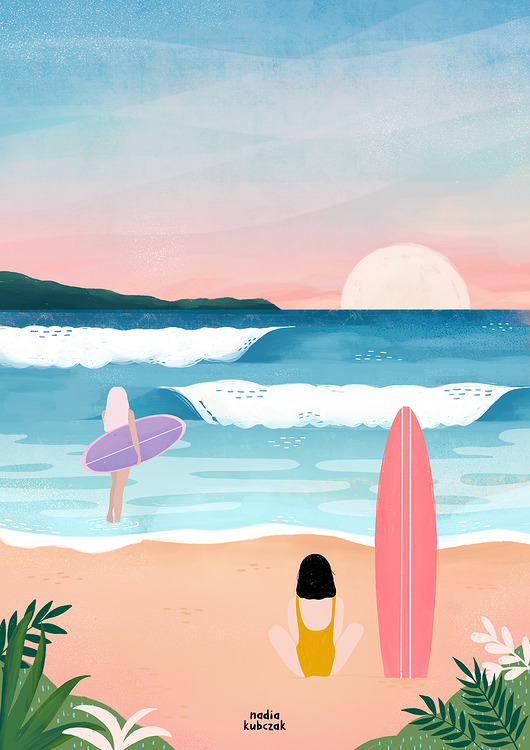 plakaty Plakat seaside