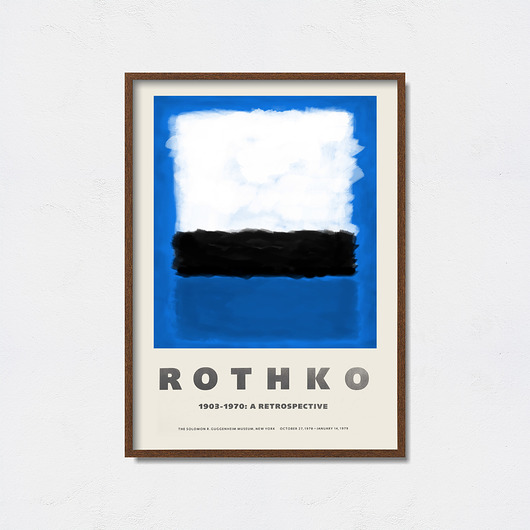 Mark Rothko plakat do wystawy Pas De LArt