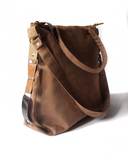 torba - nut beige&leather - elfagado