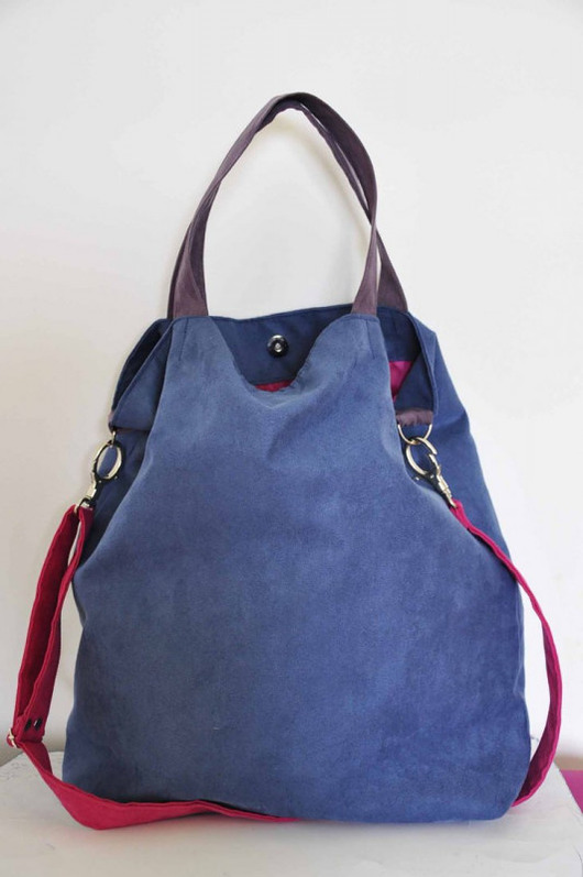 torby XXL Torba hobo XXL - niebieski, fuksja, wrzos
