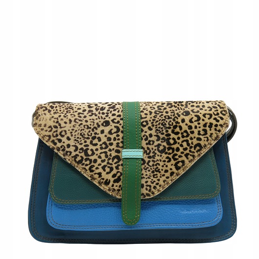 torby na ramię Torebka damska klasyczna elegancka skórzana na ramię pasek OLIVKA