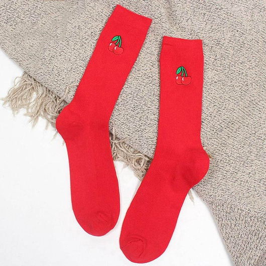Kolorowe Skarpetki - Cherry Prezent Socks
