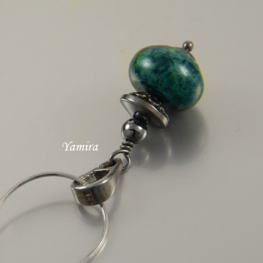 chrysocolla exclusive - wisior yamira